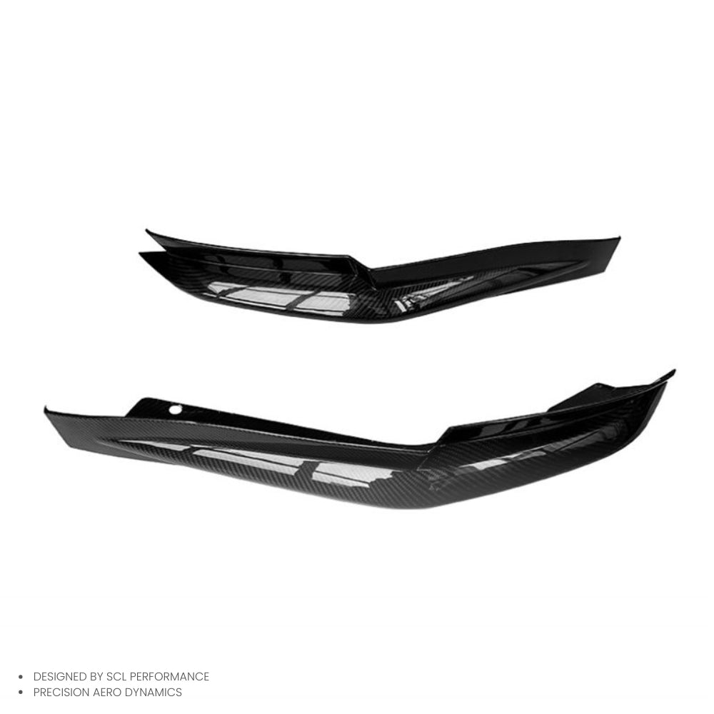 Dry Carbon Fiber Rear Diffuser Corners for BMW G82 G83 M4 Rear Bumper Diffuser Wrap