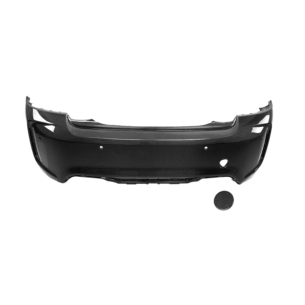 2014-2021 for BMW M2/M2C F87 BodyKit Rear Bumper Real Dry Carbon Fiber New Condition with Tow Hook Cut-Outs
