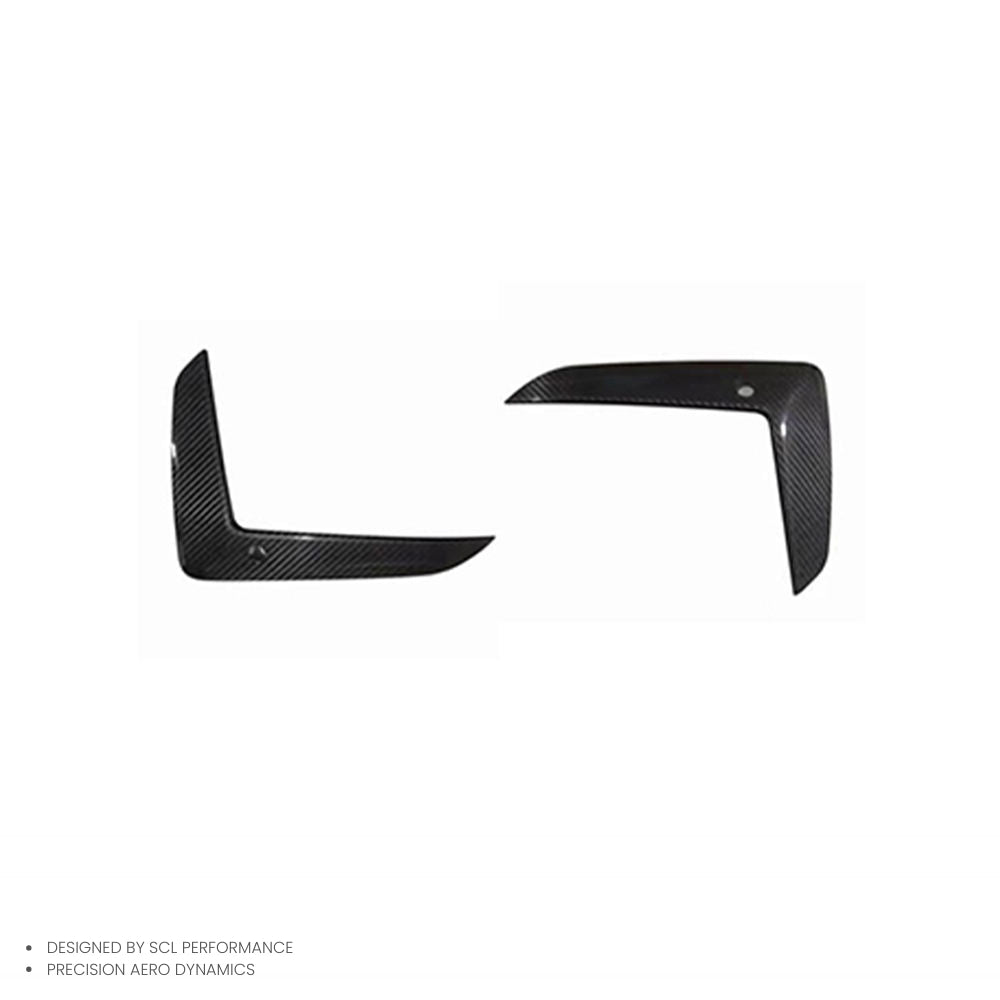 Hot Sale High Quality Dry Carbon Fiber  Bumper Trim Front Fog Lamp Frame for BMW 5 Series G30/G38 2021-UP