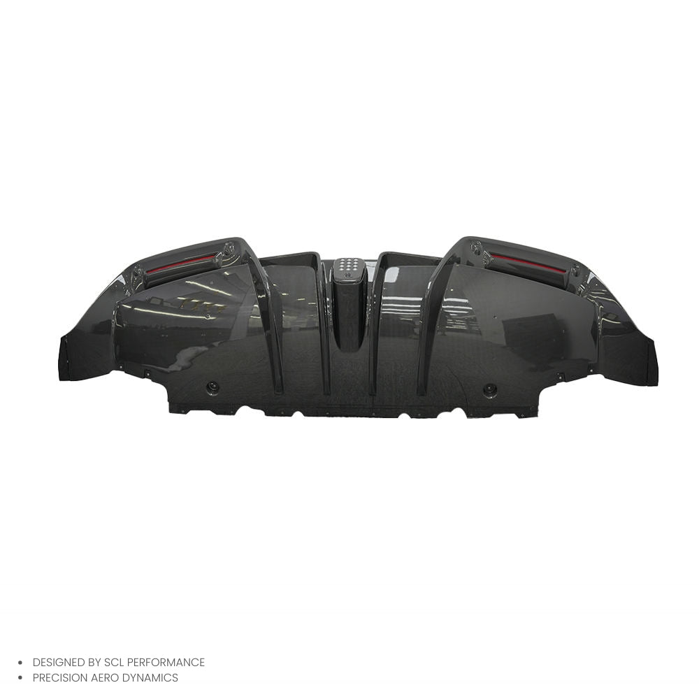 Dry Carbon Fiber Body Kits Rear Diffuser for Ferrari 296 GTB Rear Bumper Lip Splitter