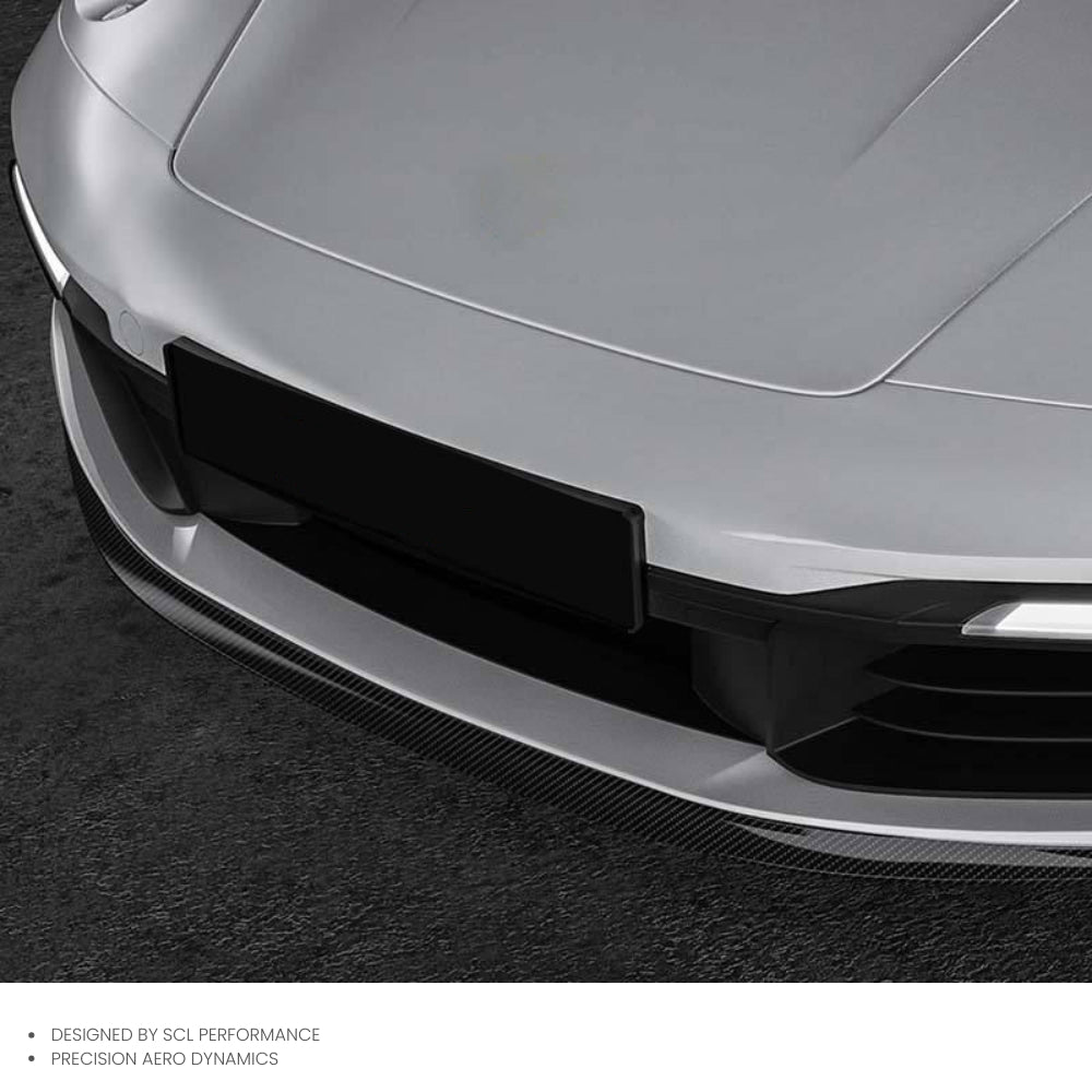 Fits for Porsche 911 992 Carrera 4 S 4S Front Bumper Lip Spoiler Splitter  Body Kits Dry (Pre-preg) Carbon Fiber