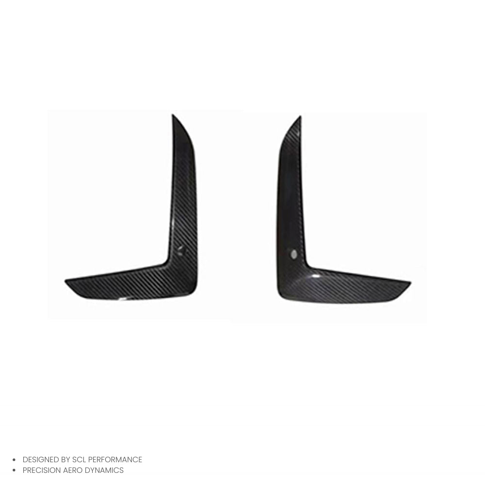 Hot Sale High Quality Dry Carbon Fiber  Bumper Trim Front Fog Lamp Frame for BMW 5 Series G30/G38 2021-UP