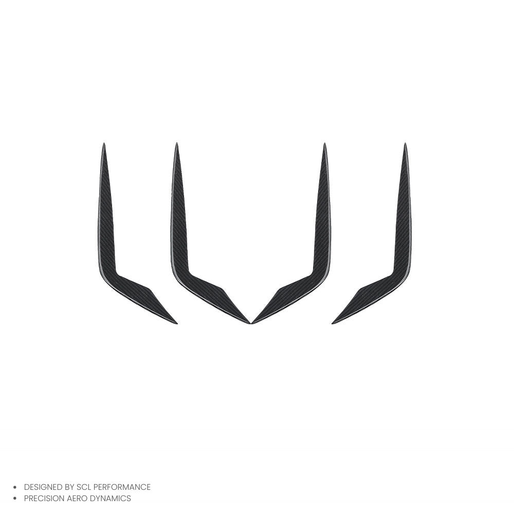 OEM Perfect Fitment Universal Rear Spoilers 100% Dry Carbon Fiber Bumper Canards for AUDI A7/A7L/S7 C8