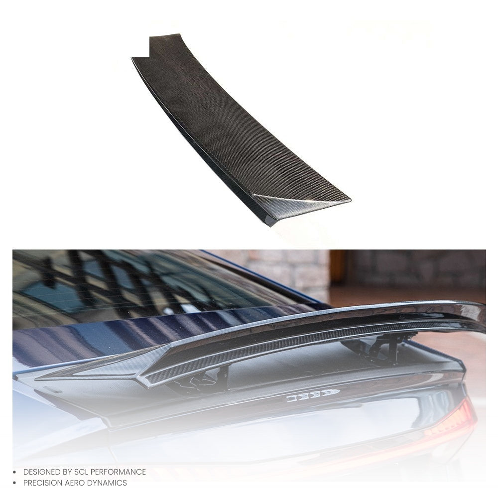 New AUDI A7/A7L/S7 C8 Rear Trunk Spoiler Wing Dry Carbon Fiber Car Accessory Bumper