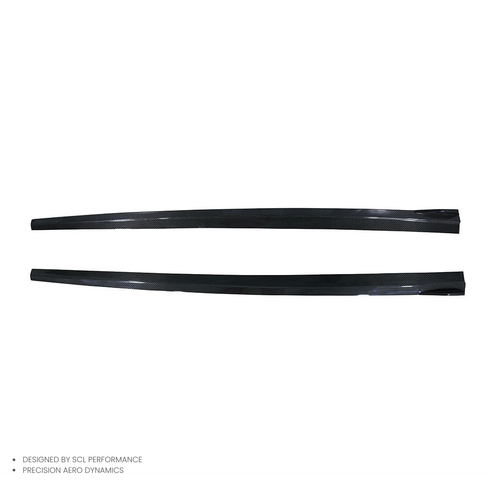 RS3 2017-2019 Dry Carbon Fiber Car Body Kit New Auto Bumper Side Skirts Extension for Audi A3 S3 RS3