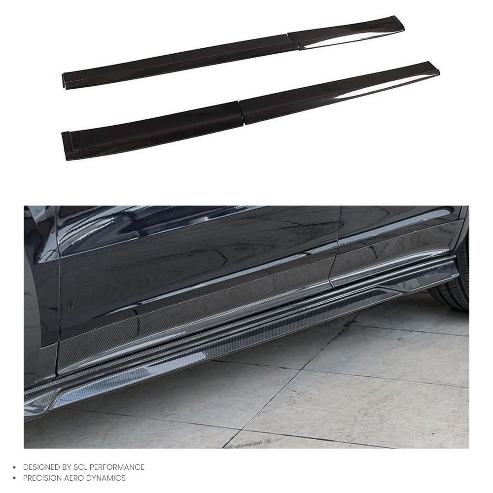 Dry Carbon Fiber Bodykit Side Skirts for Porsche Cayenne 9Y0 Coupe 9Y3