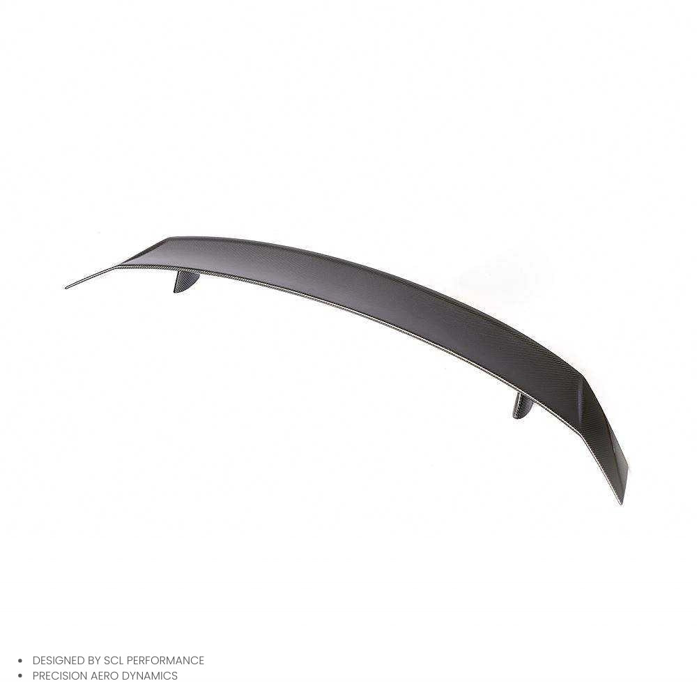 2016-2019 GT Style Carbon Fiber Rear Spoiler Wing Double Deck for Audi R8 V10 Coupe R8