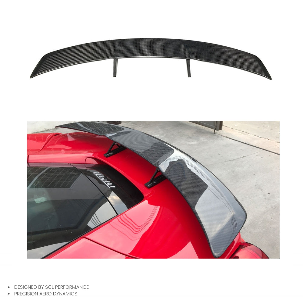 Auto Parts Dry Carbon Fiber Rear Trunk Tail Wing Spoileror for Ferrari  488 GTB Body Kit