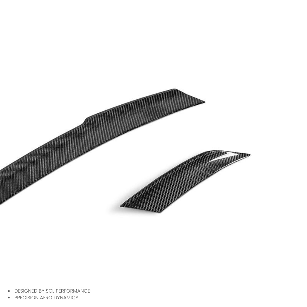 Car Spoilers Factory Supply Dry Carbon Fiber Rear Trunk Bumper Wing Lip Spoiler for Porsche Taycan 4S