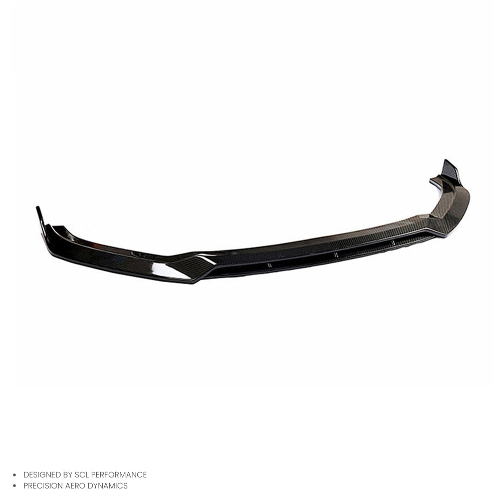FOR AUDI A3 S3 2017-2019 Dry Carbon Fiber Front Lip Glossy Black