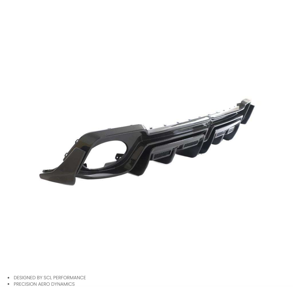 Real Dry Carbon Fiber Rear Bumper Diffuser for Audi R8 V10 Coupe Spyder 2023 Diffuser Spoiler