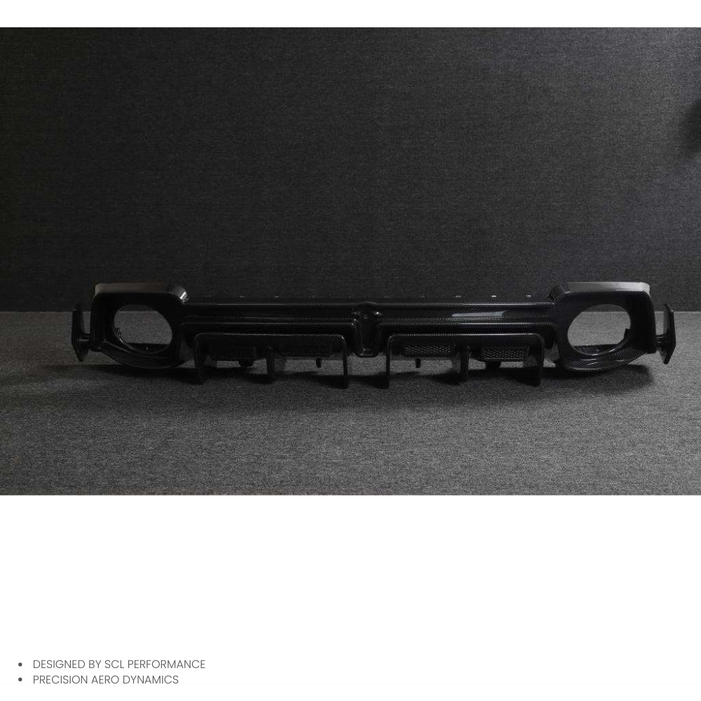 Real Dry Carbon Fiber Rear Bumper Diffuser for Audi R8 V10 Coupe Spyder 2023 Diffuser Spoiler