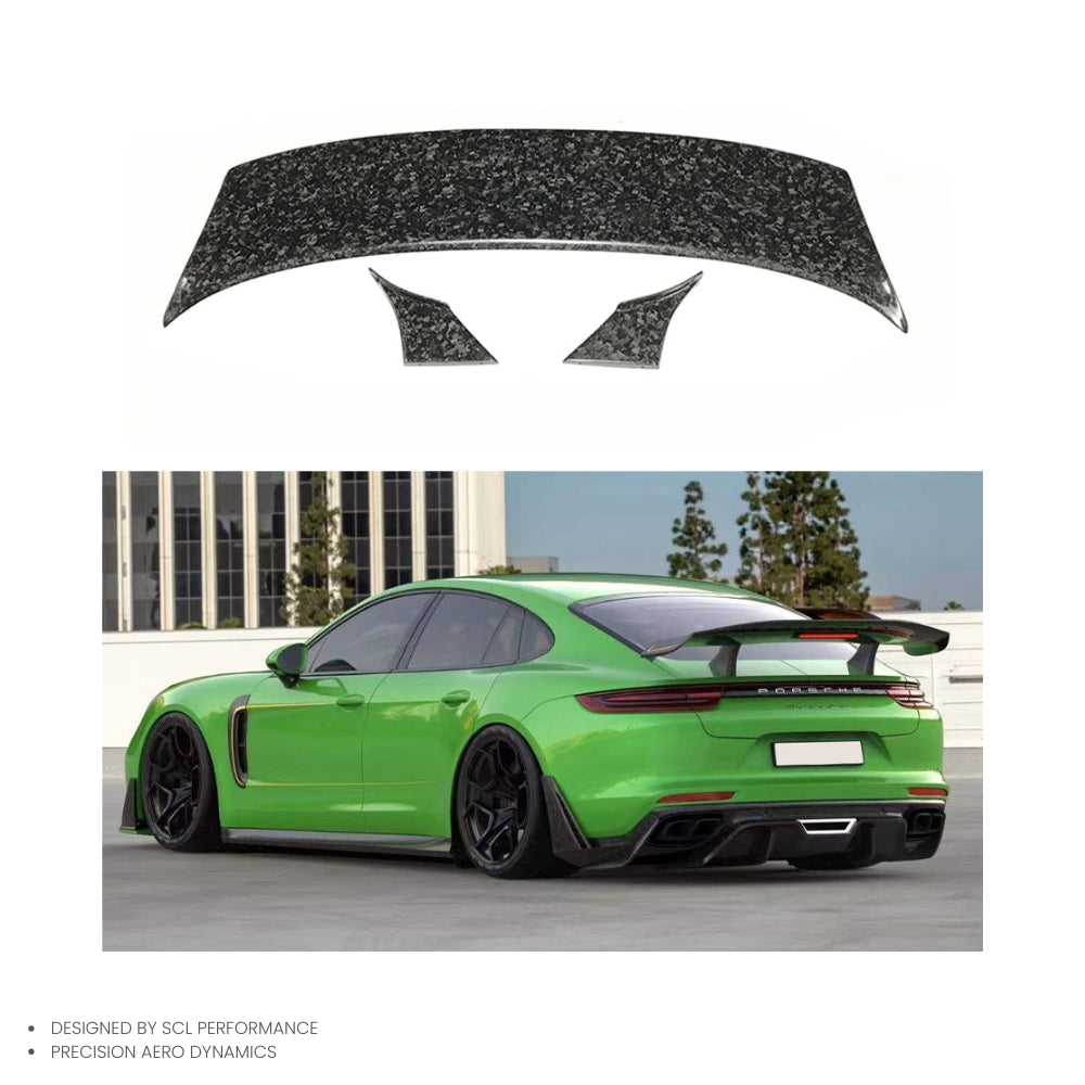 Dry Carbon Fiber Factory Direct Hot Sale Lip Rear Bumper Trunk Spoiler Wing Fit for Pors Che Pana 971
