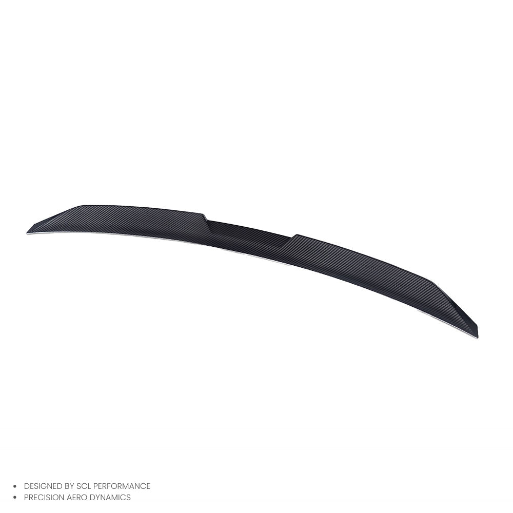 For BMW M5 G60 Carbon Fiber Trunk Spoiler Wing Dry Ducktail Deck Body Kits 5 Series Car Roof Spoiler