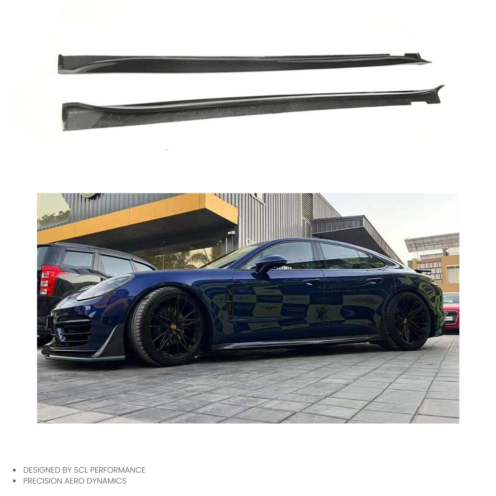 Dry Carbon Fiber Bodykit Side Skirts for Por Sche 971 SD Style