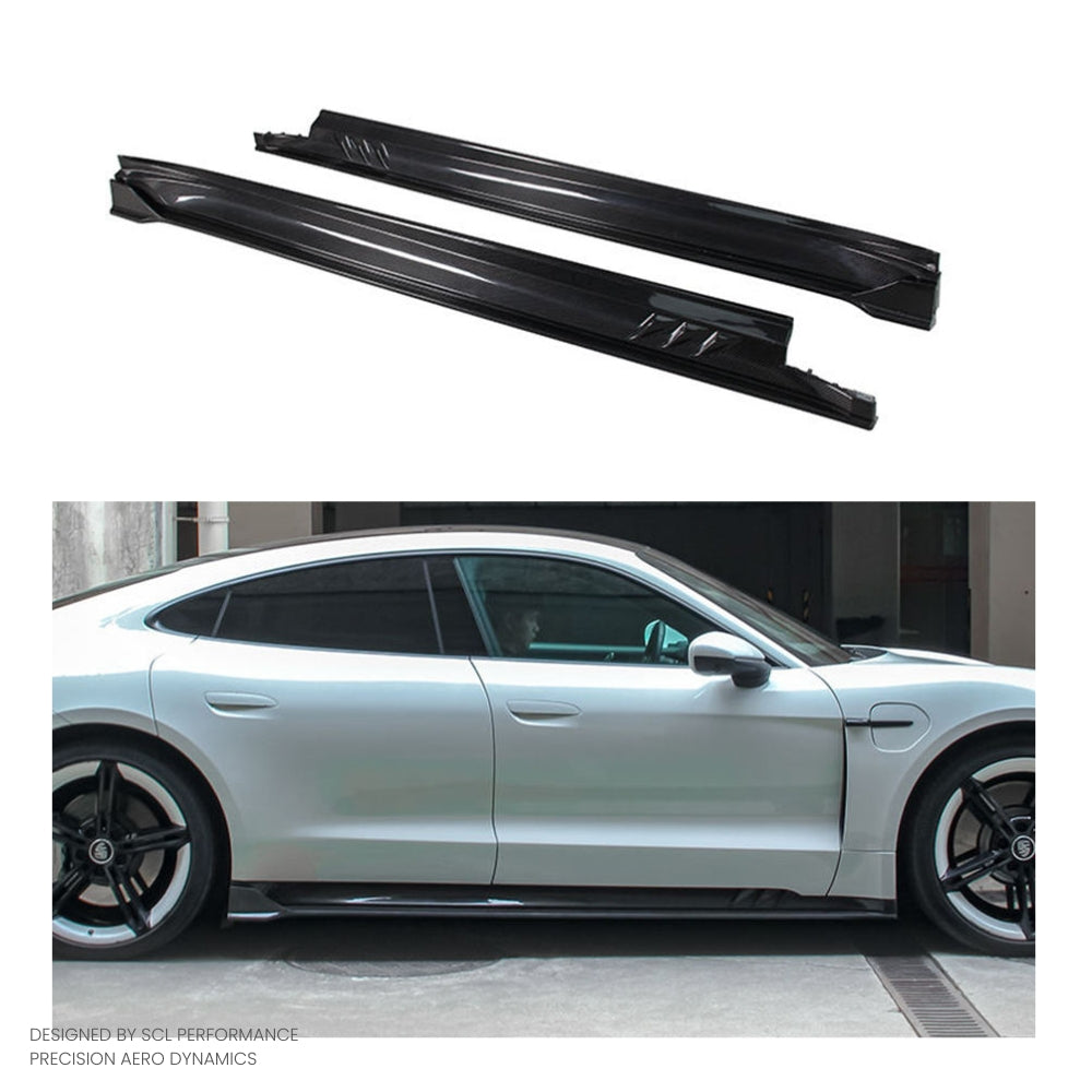 Automotive Manufactory R&D Produce  Bodykit  Side Skirts Diffuser for Porsche Taycan/Cross Turismo