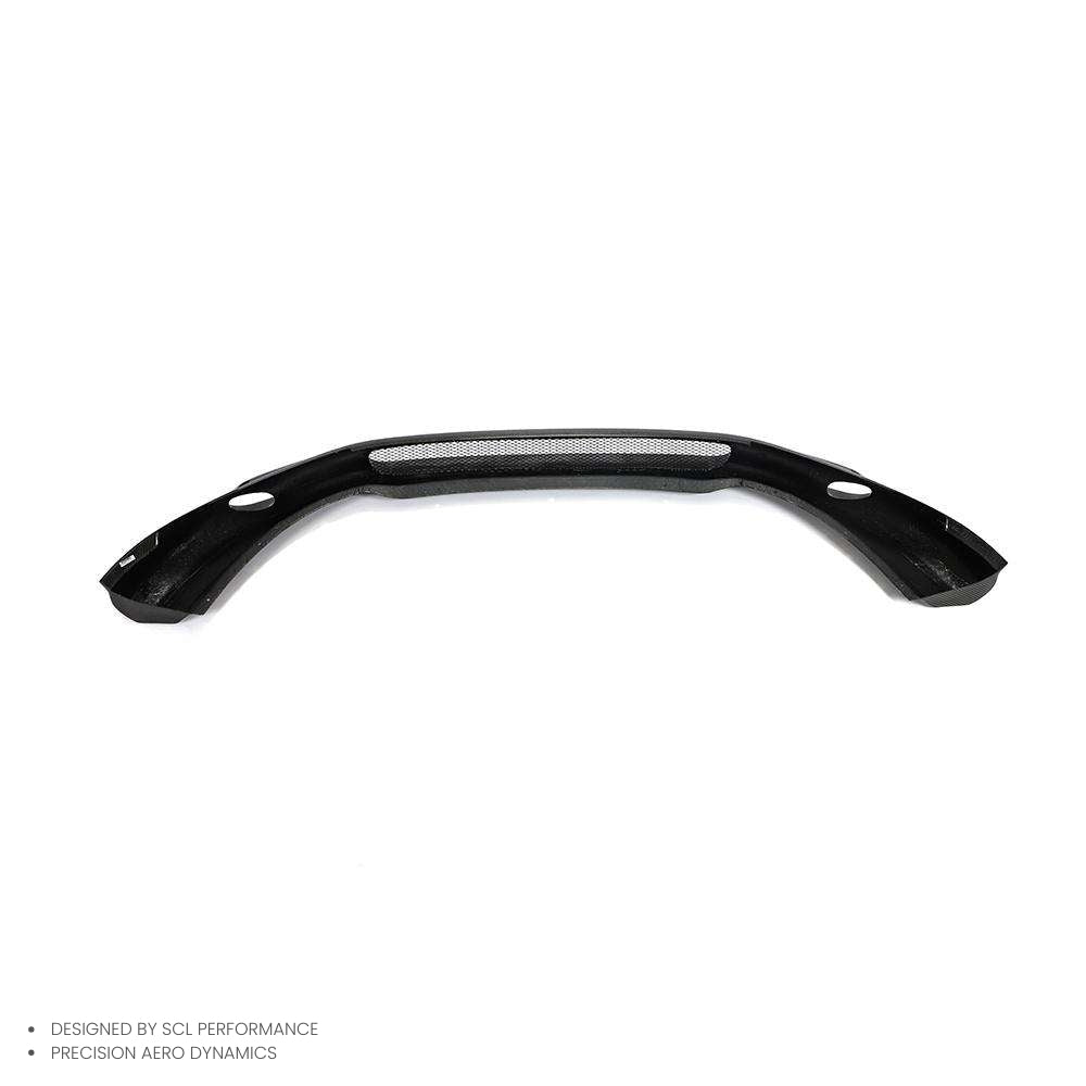 Carbon Fiber Front Bumper Black Car Body Kit Spoiler Lip for Porsche Macan GTS 2022 -2024