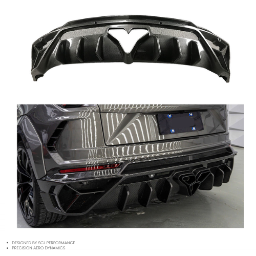 Factory Wholesale Price Urus Body Kit M Style Carbon Fiber Rear Diffuser for Lamborghini URUS