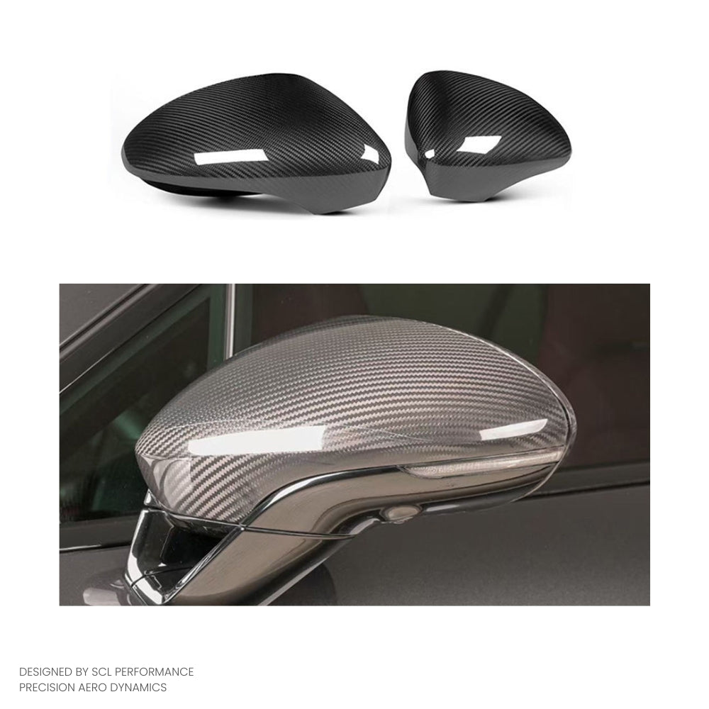 Auto Parts Real Carbon Fiber Side Mirror Covers for Porsche 971 Panamera