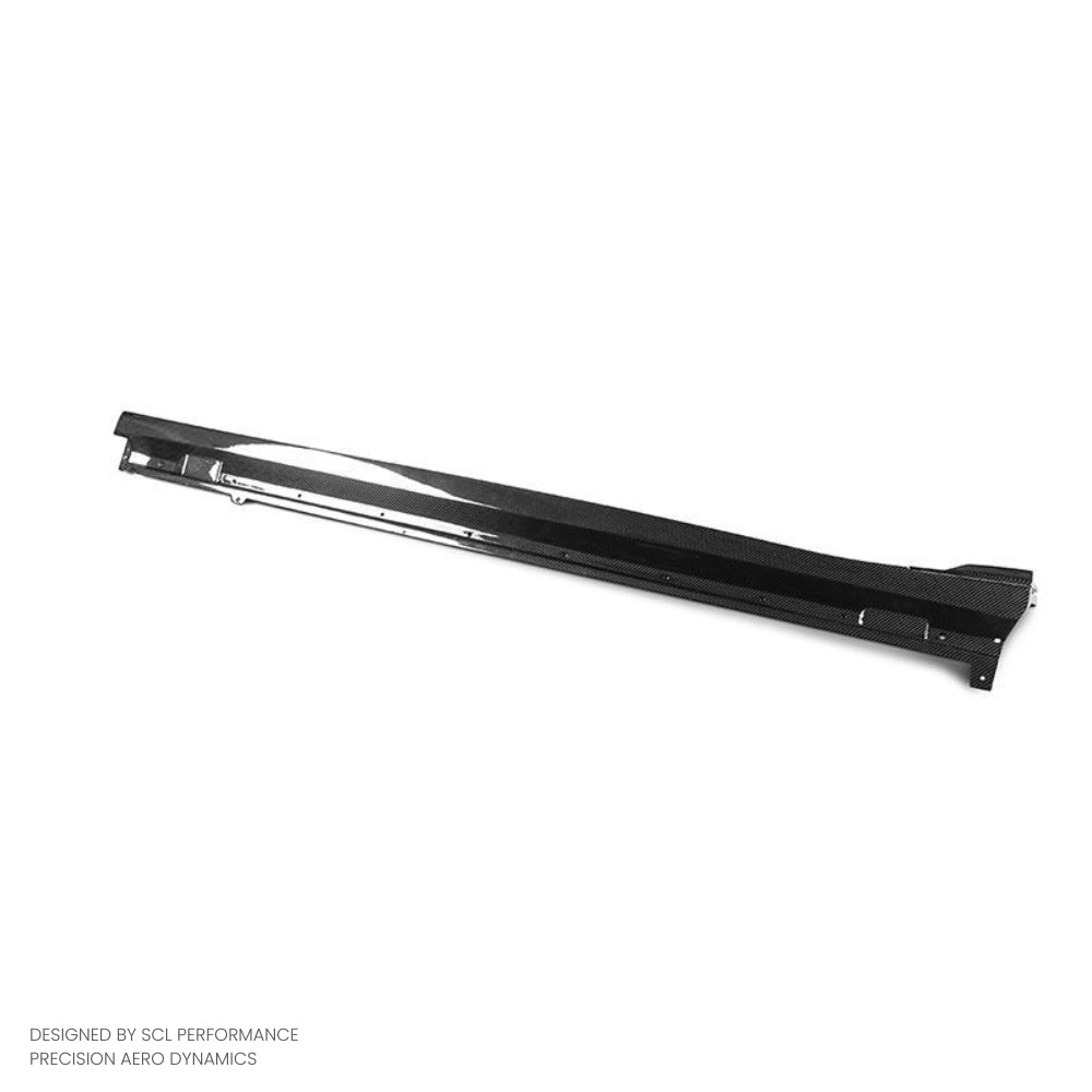 New Condition Dry Carbon Fiber Bumper Side Skirts Extension for Porsche for Panamera GTS Turbo S 971