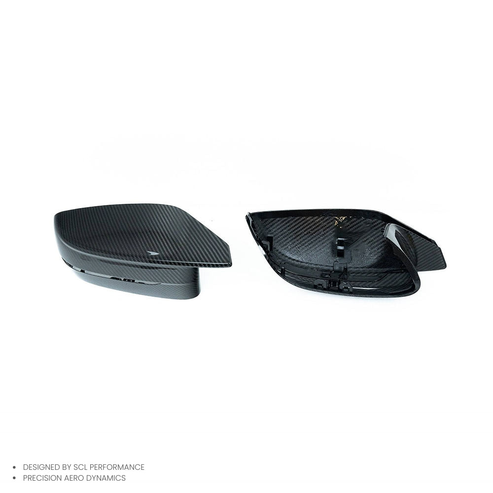 OEM/ODM High Quality Dry Carbon Fiber Side Mirror Housing for BMW 4 Series G26 2021+ M-Style Neat Clear Texture Blind Spot