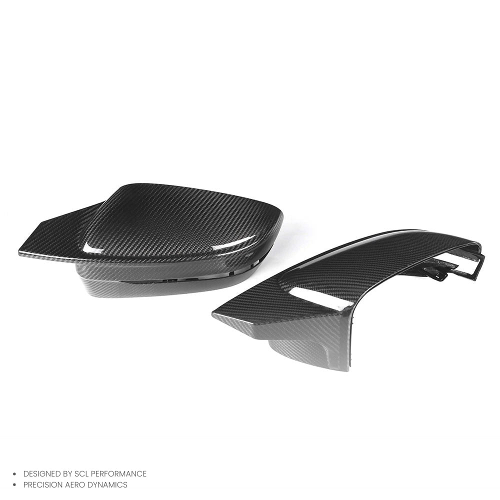 OEM/ODM High Quality Dry Carbon Fiber Side Mirror Housing for BMW 4 Series G26 2021+ M-Style Neat Clear Texture Blind Spot
