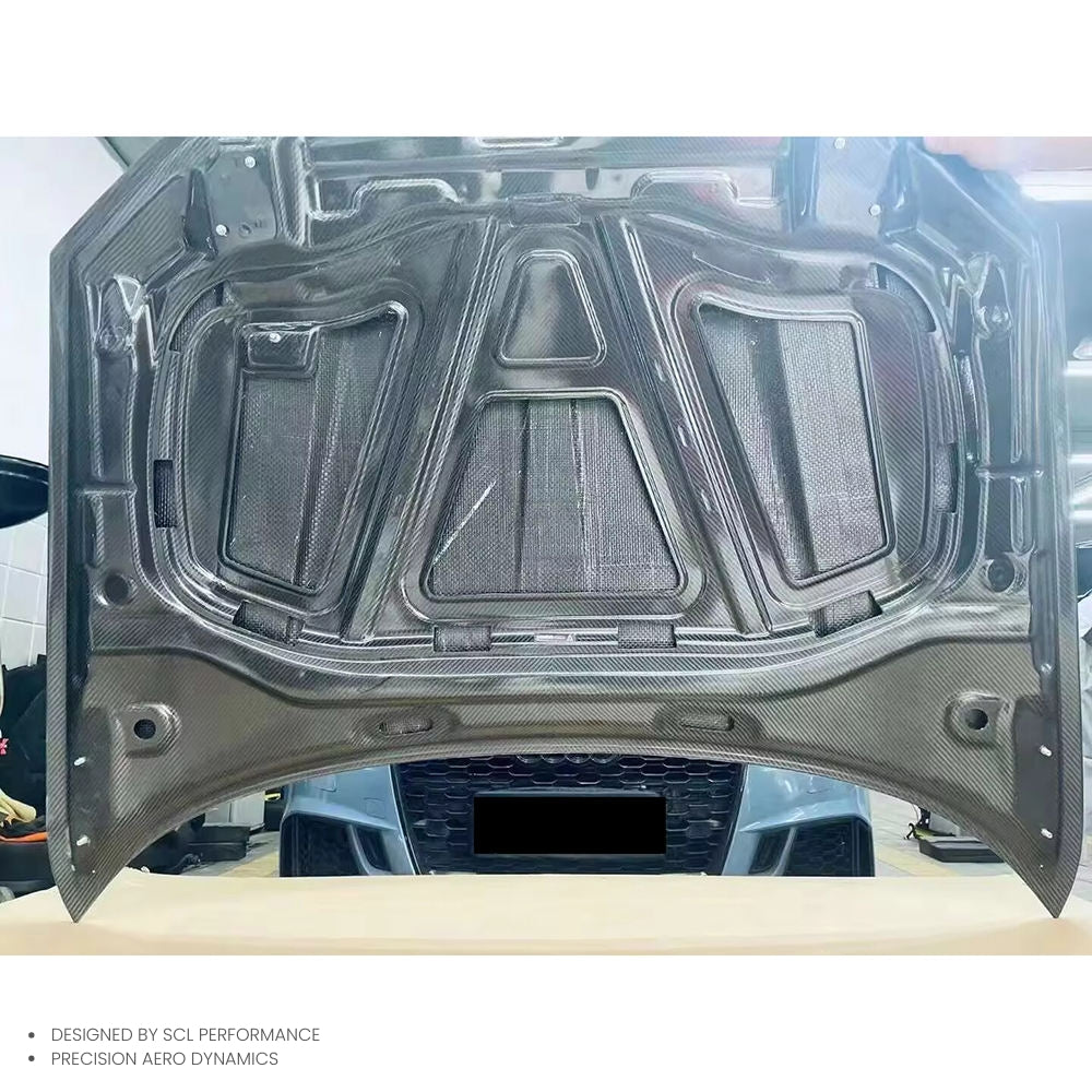 Carbon Fiber Car Body Kit Car Engine Hood Bonnet Cover Car Accessories for Audi A3 S3 RS3