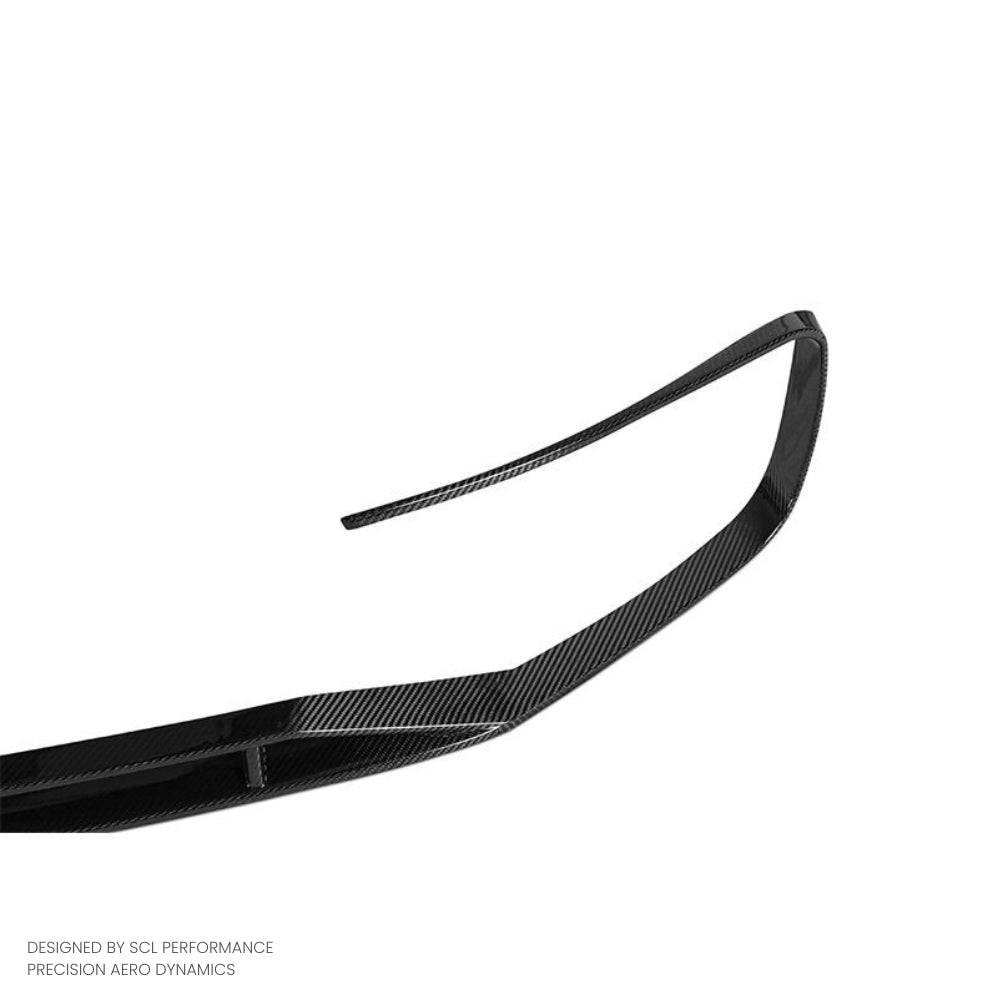 High Quality True Dry Carbon Fiber Car Spoiler Front Bumper Body Kits Trim 2021-2023 for Porsche Panamera 971.2 GTS Fender Flare