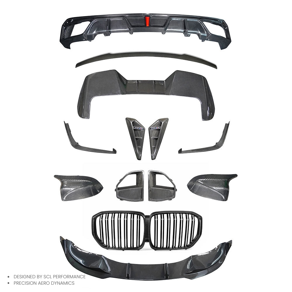 ODM/OEM 100% Dry Carbon Fiber  Upper  Universal  Rear Spoiler Wing Trunk Spoiler for Cars for BMW X5 G05 Rear Wing