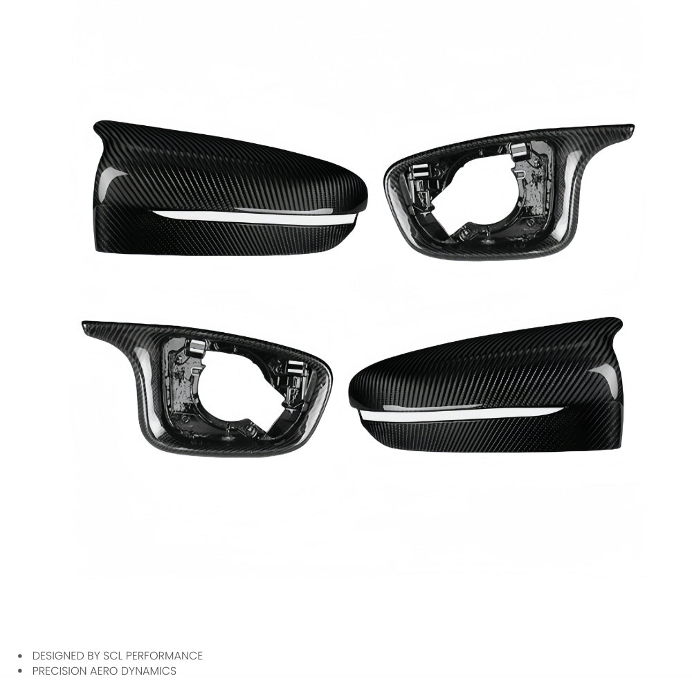 Dry Carbon Fiber Fiber Side Mirror Housing for BMW 5 Series G30 2021-UP Body Kit Car Accessories