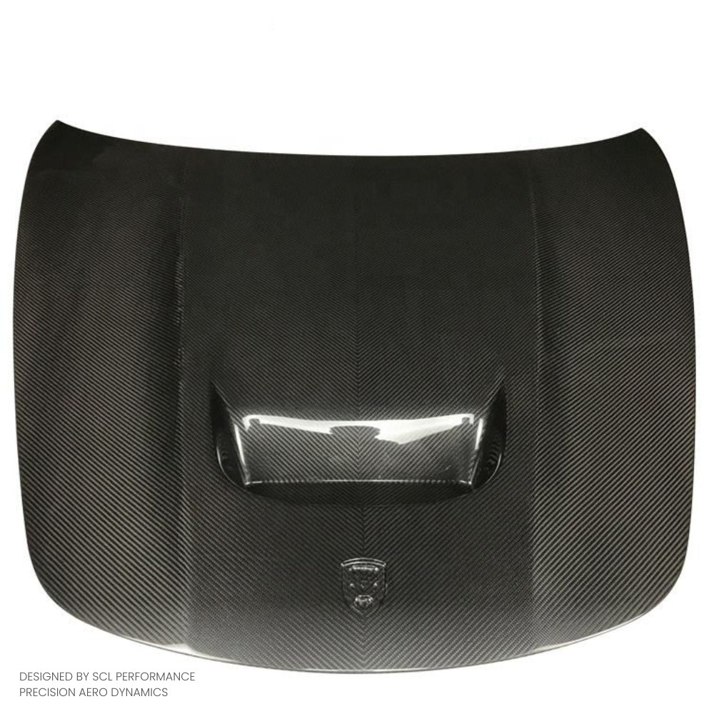 High Quality GT4 Style Dry Carbon Fiber Front Hood Engine Bonnet for Porsche 718 Cayman /Boxster Replacement Engine Hood