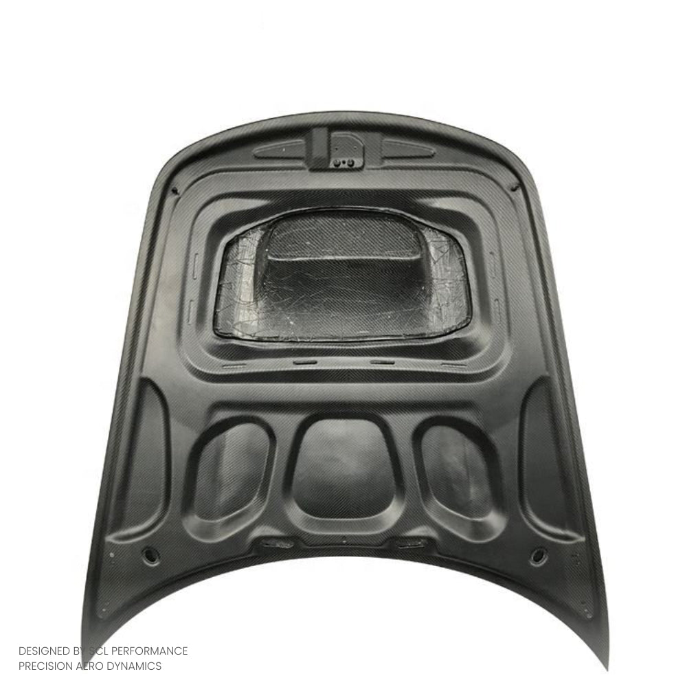High Quality GT4 Style Dry Carbon Fiber Front Hood Engine Bonnet for Porsche 718 Cayman /Boxster Replacement Engine Hood