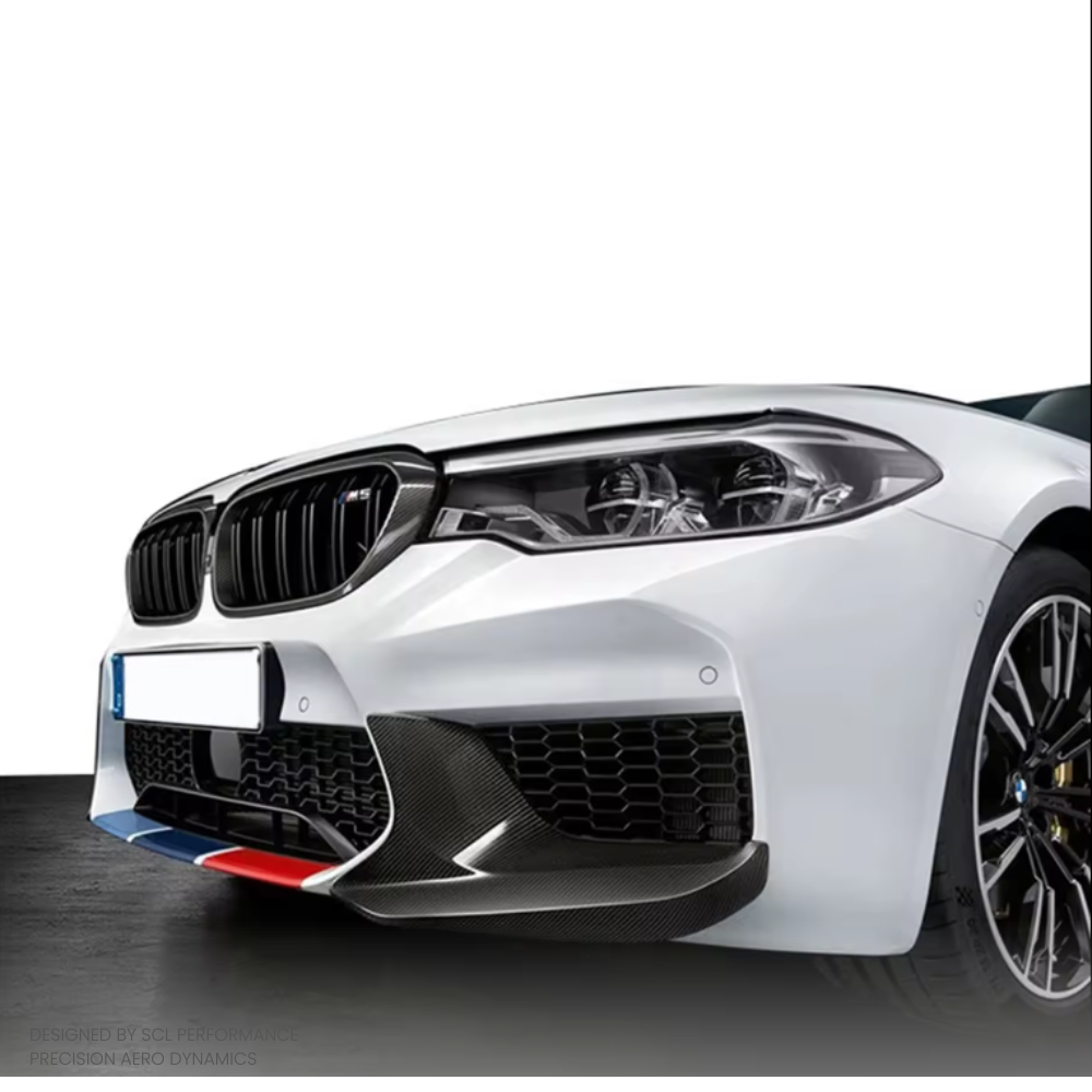 Oem Dry Carbon Front Diffuser for BMW M5 F90 MP Style 2017-2020 Front Bumper Lip
