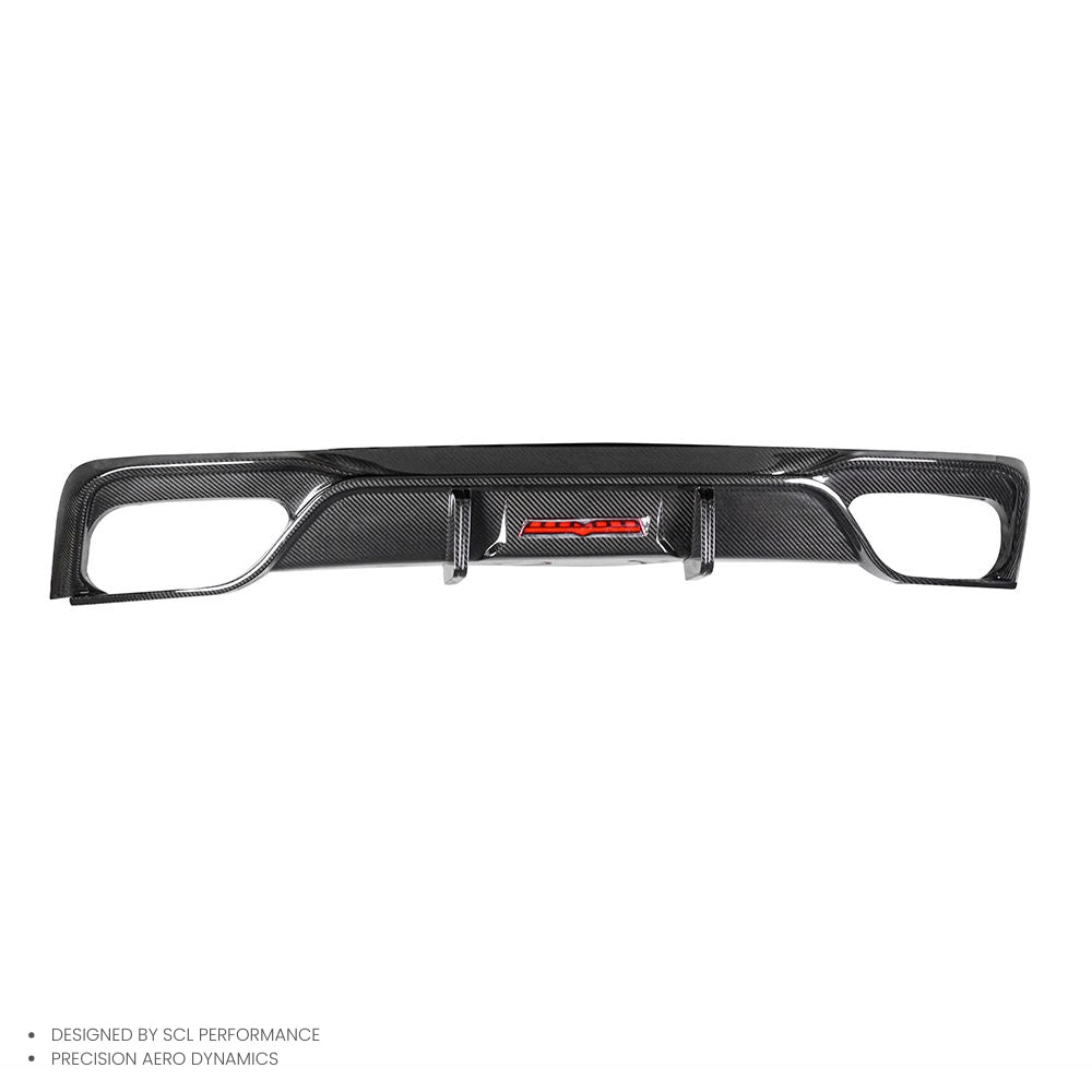 ODM/OOEM Dry Carbon Fiber Universal Car Rear Spoilers Rear Bumper Lip Diffuser for AUDI A6 S6 C8  Car Accessories