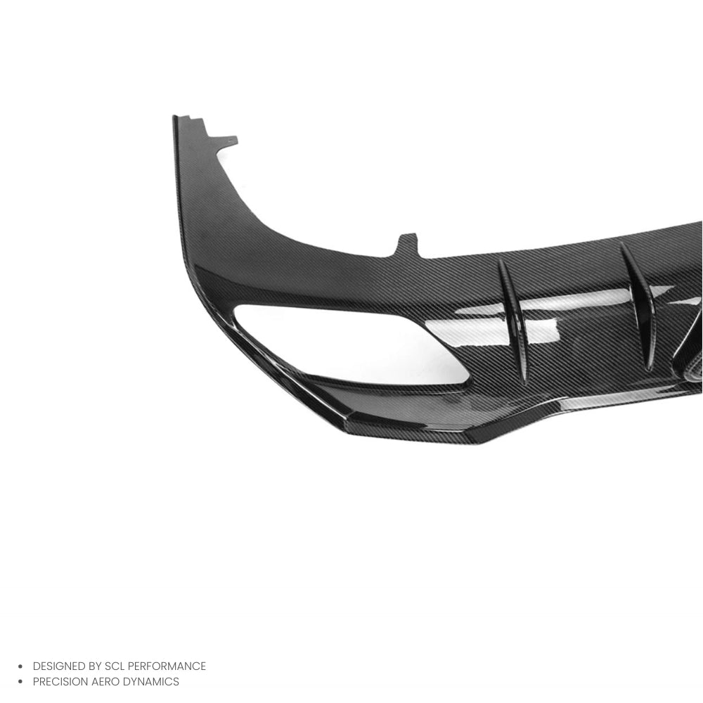 Dry Carbon Fiber AC Style Universal Rear Bumper Diffuser Lip for BMW 8 Series  G14 G15 2019-2023 Car Rear Spoilers Body Kit