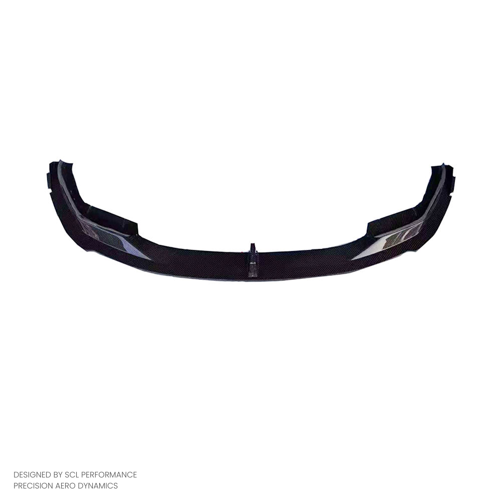 OEM/ODM High-quality Dry Carbon Fiber Universal Front Bumper Lip Diffuser Spoiler for BMW M5 F90 2018-2019  Gloss Black