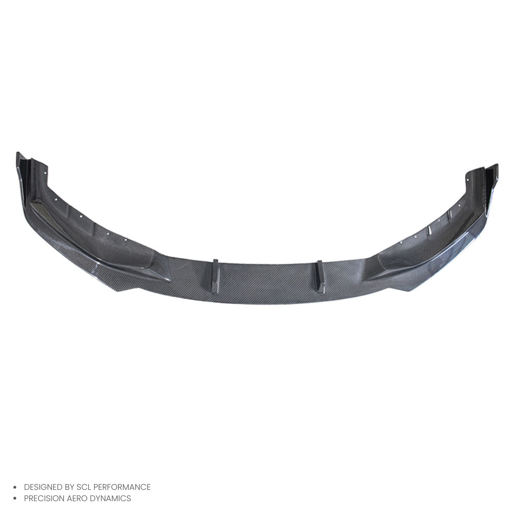 For BMW 8 Series G14 G15 840 850 2019-2023 True Dry Carbon Fiber Front Lip Front Bumper Spoiler Body Kits Trim Car Accessories