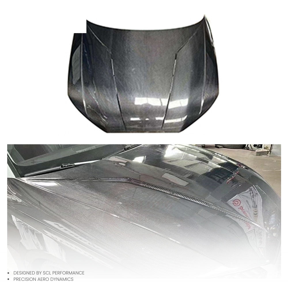 A5 S5 Dry Carbon Fiber Car Body Kit Front Hood Engine Bonnet Cover for AUDI A5 S5 B9