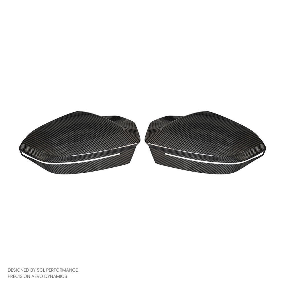 Dry Carbon Fiber Replacement Side Mirror Covers for Bmw 5 Series G60 Side Mirror Housing