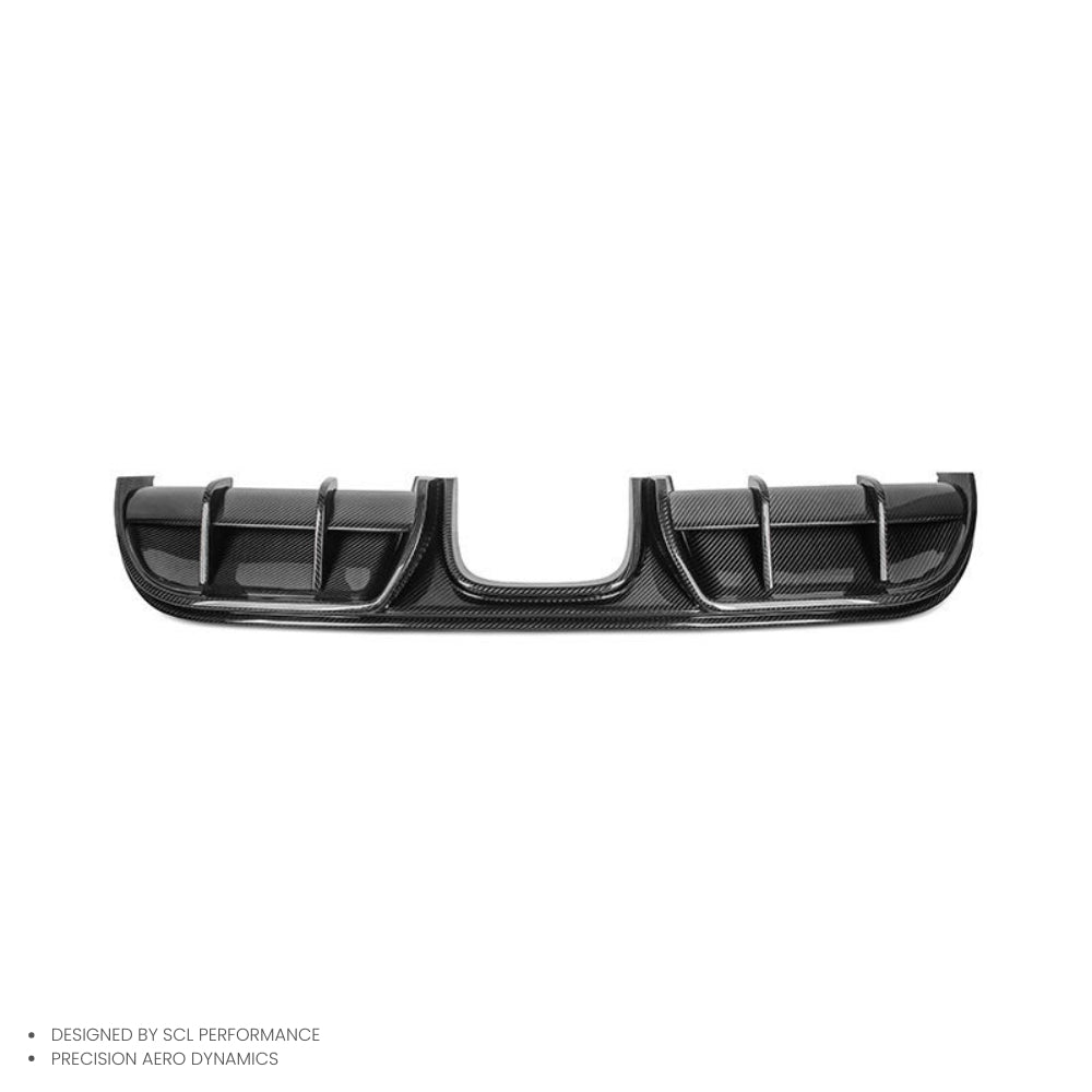 Dry Prepreg Carbon Fiber Bodykit  Back Bumper Spoiler Rear Bumper Lip Diffuser for Porsche 718 Cayman Boxster 982 2016-2024