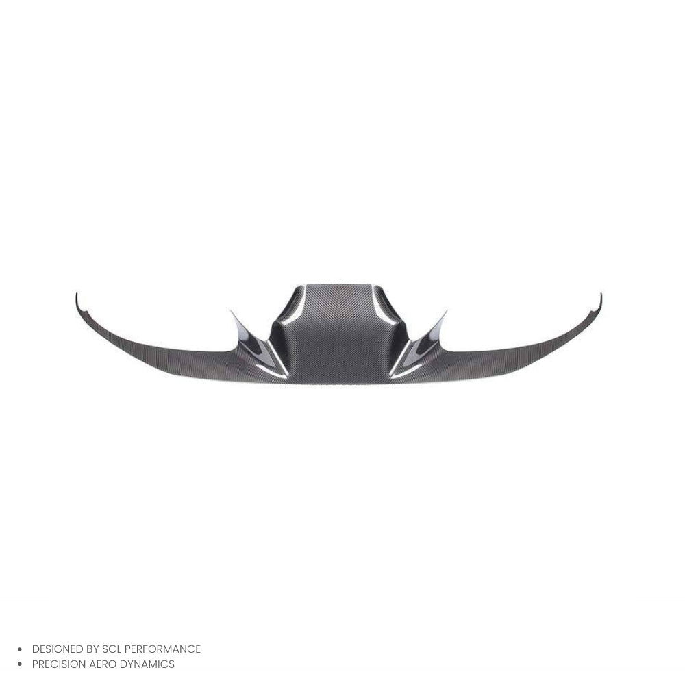 Dry Carbon Fiber  Car Accessories  F8 Front Bumper Lip Diffuser Spoiler Splitter for Ferrari F8 Tributo Spider
