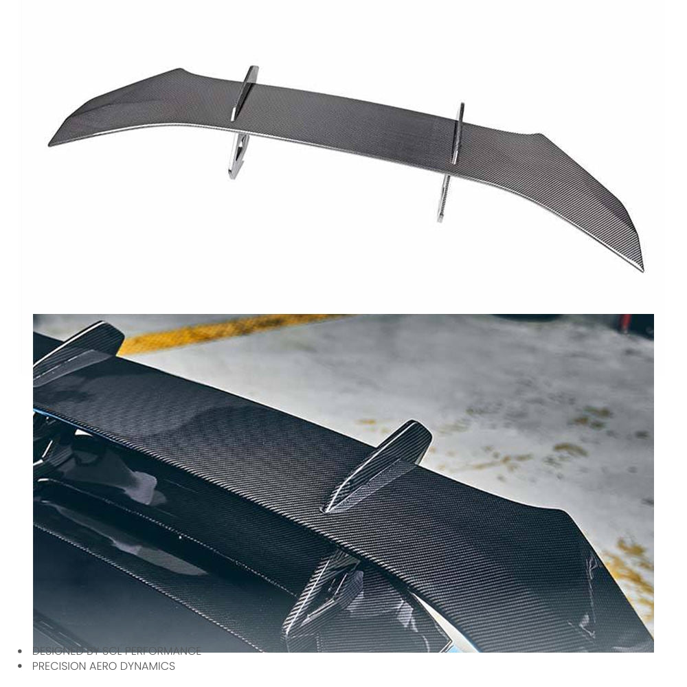 Factory Direct Sales Dry Prepreg Carbon Fiber for Lamborghini Huracan EVO Car Body Kit Parts Rear Spoiler Wing