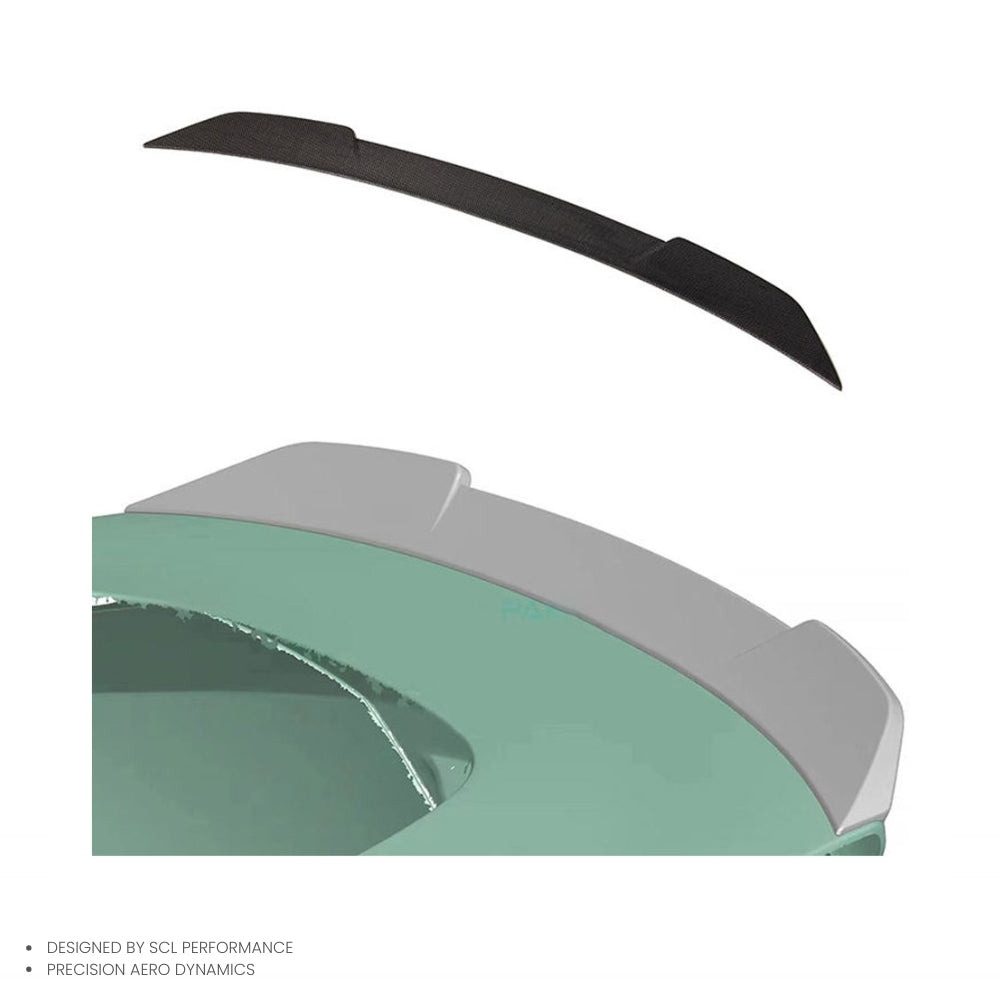 Dry Carbon Fiber Rear Trunk Wing Spoiler Car Accessories Body Kits for Ferrari Roma Dry Carbon Fiber Wing Spoiler for Ferrari