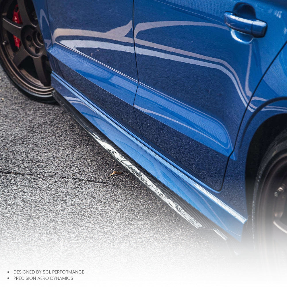 ODM/OEM High Quality DRY Carbon Fiber Side Skirts for AUDI A3 S3 2017-2019