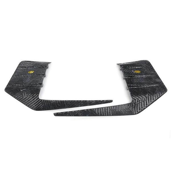 For BMW M2 G87 Dry Carbon Fiber Rear Bumper Air Duct Bodykit Rear Bumper Vents Trims