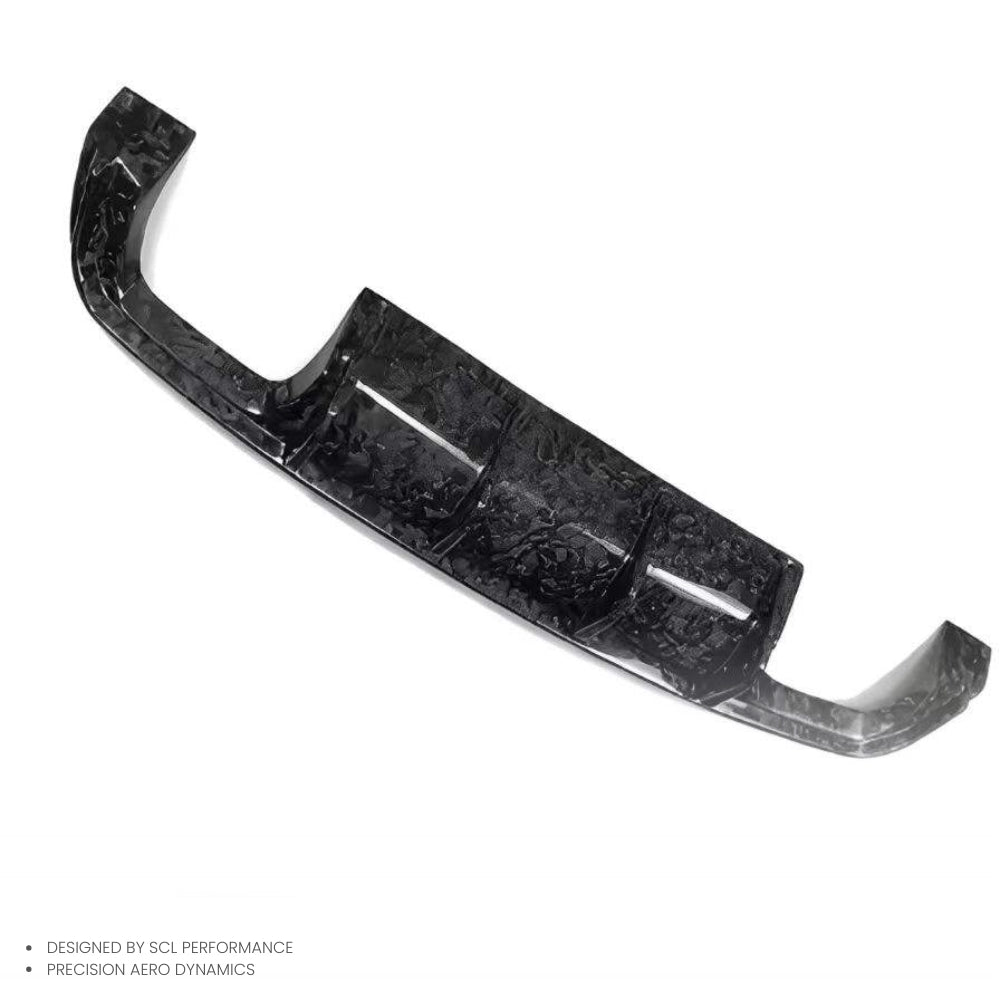 F85 F86 V Style Carbon Fiber/ Forged Carbon Rear Lip Rear Diffuser Spoiler Splitter for BMW X5M X6M F85 F86