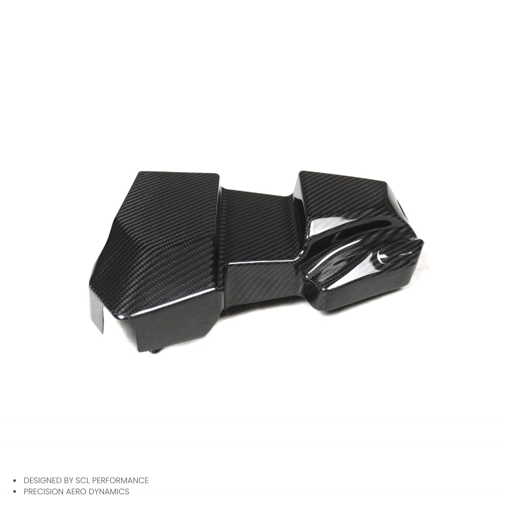 Real Replacement Dry Carbon Fiber for BMW G80 M3 G82 M4 Carbon Fiber Battery Cover Engine Bay ECU Cover