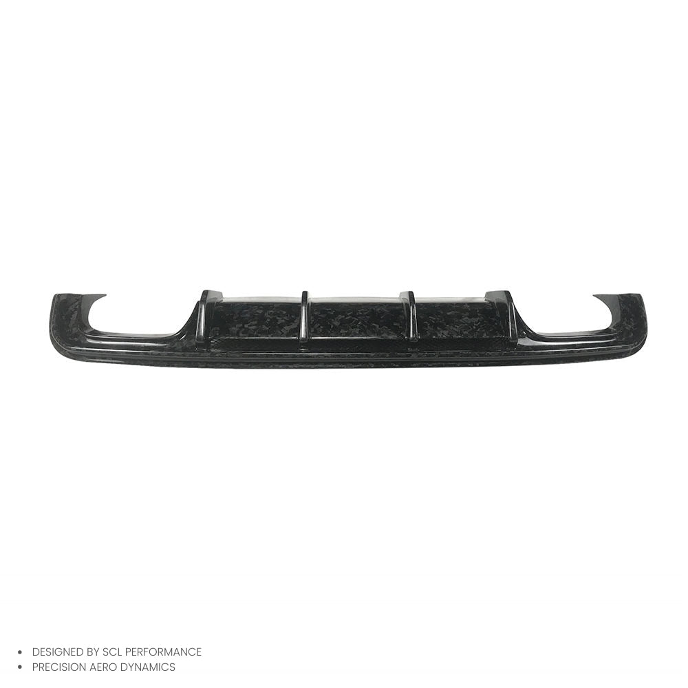 F85 F86 V Style Carbon Fiber/ Forged Carbon Rear Lip Rear Diffuser Spoiler Splitter for BMW X5M X6M F85 F86