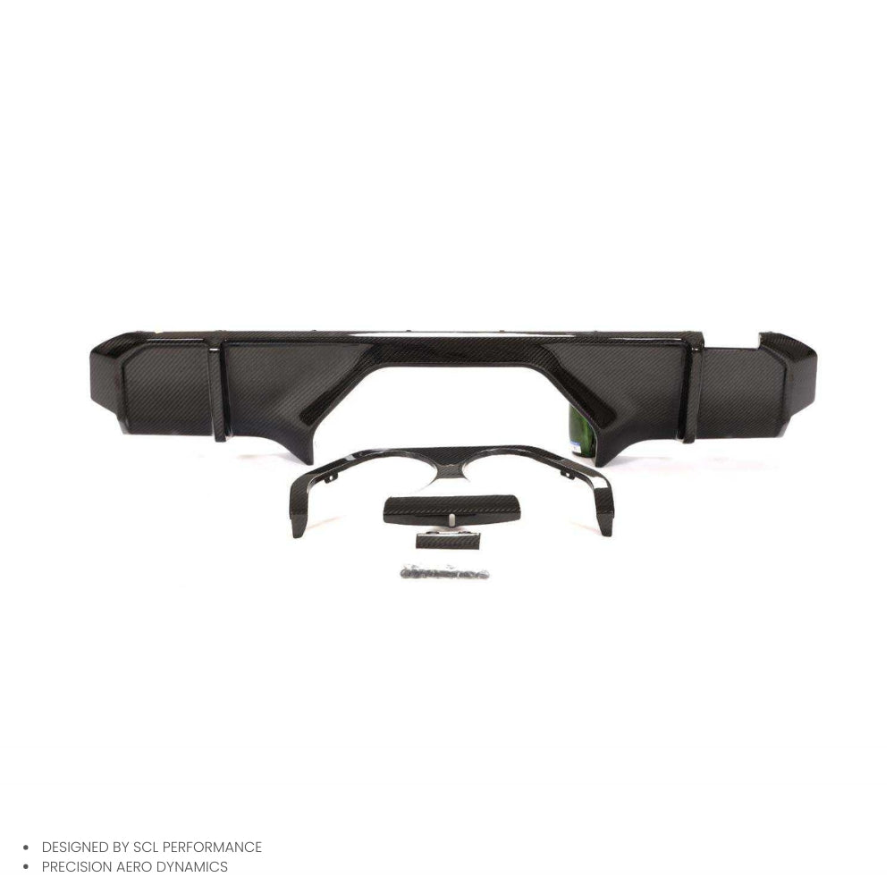 2021+ for BMW G80 M3 G82 M4 Sedan Coupe Dry Carbon Fiber Rear Lip Diffuser New Condition Back Bumper Lips Diffuser