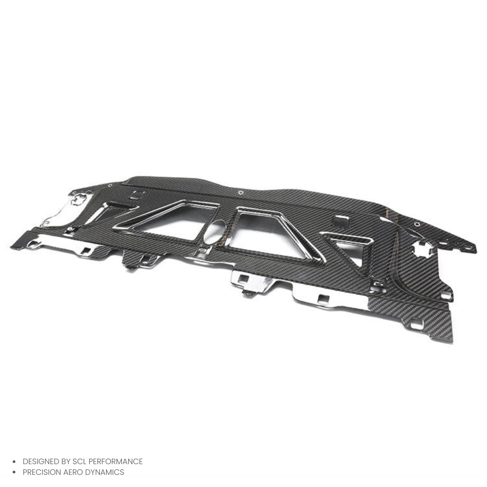 For BMW G80 G81 G82 G83 G87 M3 M4 M2 2021+ Dry Carbon Fiber Front Engine Cooling Plate 2021+ Exterior Accessory
